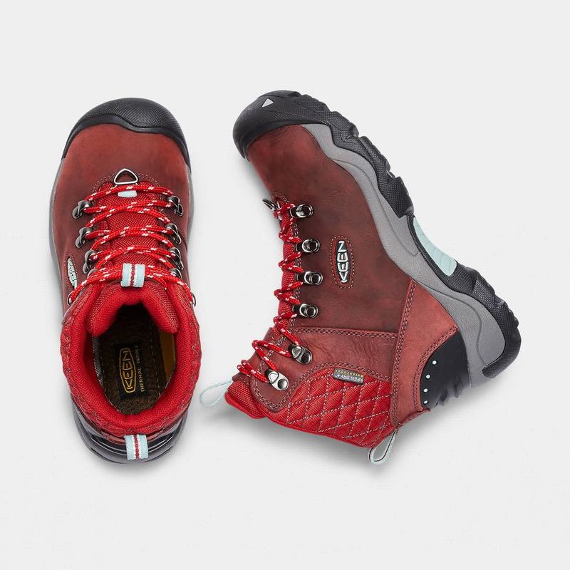 Keen Revel III Womens Hiking Boots Red Clearance (9057-UWPLV)